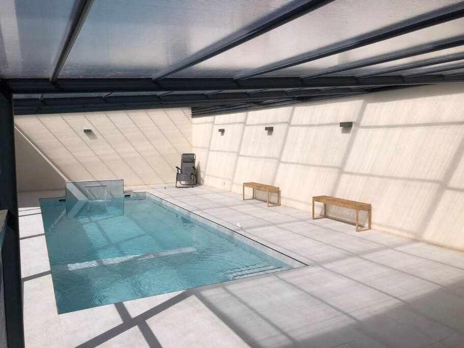 Alojamiento El Pez Casa Con Piscina Climatizada Villafranca de los Caballeros エクステリア 写真