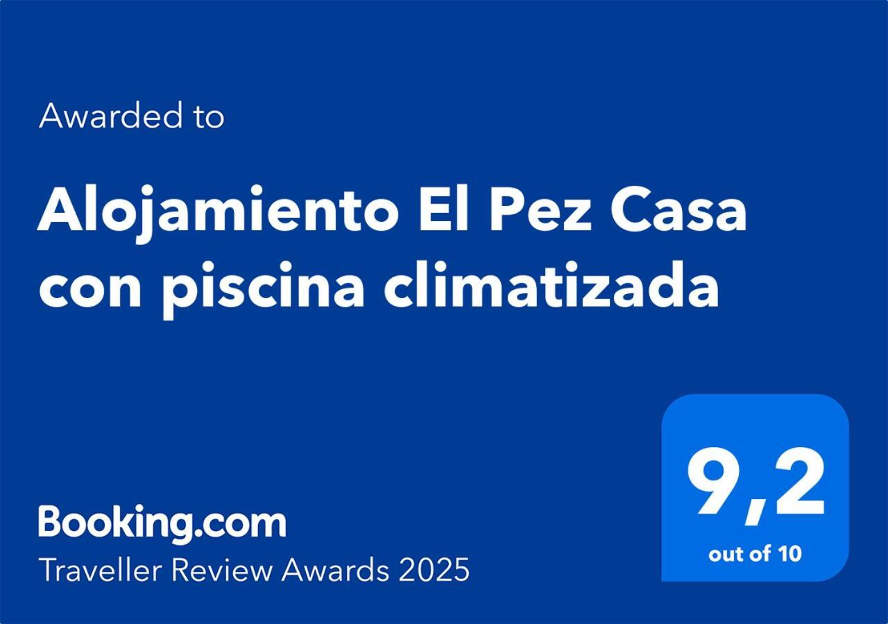 Alojamiento El Pez Casa Con Piscina Climatizada Villafranca de los Caballeros エクステリア 写真